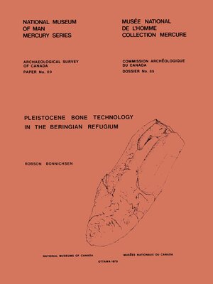 cover image of Pleistocene Bone Technology in the Beringian Refugium